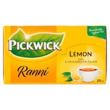 Pickwick Ranní černý čaj aromatizovaný s citronovým oplodím 20 x 1,75g (35g)