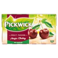 Pickwick Fruit Fusion Ovocný čaj aromatizovaný s koncentrátem ze šťávy z třešní 20 x 2g (40g)