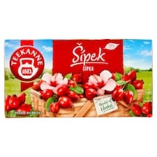 TEEKANNE Šípek, Natural Herbal Tea, bylinný čaj, 20 sáčků, 54g