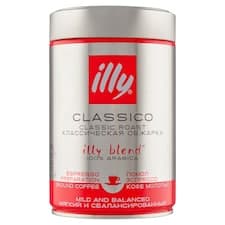 illy Classico mletá pražená káva 250g
