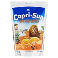 Capri-Sun Safari Fruits nesycený nealkoholický ovocný nápoj 200ml