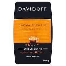Davidoff Crema Elegant pražená zrnková káva 500g