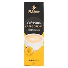 Tchibo Cafissimo Caffè Crema Fine Aroma pražená mletá káva kapsle 10 x 7g (70g)