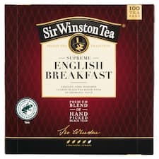 Sir Winston Tea English Breakfast černý čaj 100 x 1,80g (180g)