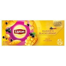 Lipton Mango & Blackcurrant aromatizovaný ovocný nálev 20 sáčků 34g