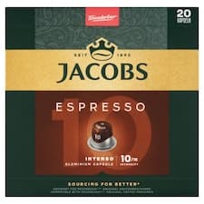 Jacobs Espresso Intenso pražená mletá káva v kapslích 104g