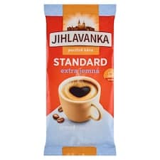 Jihlavanka Standard extra jemná pražená mletá káva 150g