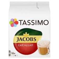 TASSIMO CAFFE AU LAIT kapsle 16 ks