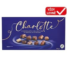 Charlotte Směs bonbónů z mléčné, hořké a bílé čokolády 400g