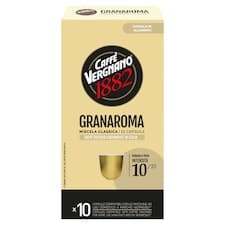 Caffè Vergnano 1882 Granaroma kávová směs pražená mletá kapsle 10 x 5,5g (55g)