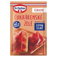 Dr. Oetker Cukrárenské želé červené 10g