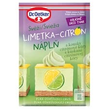 Dr. Oetker Svěží limetka-citrón náplň s kousky citrónové kůry 50g