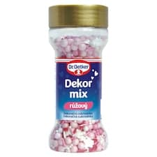 Dr. Oetker Dekor mix růžový 50g