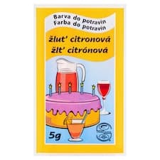 Barva do potravin žluť citronová 5g