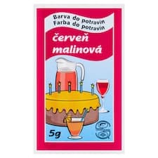 Barva do potravin červeň malinová 5g