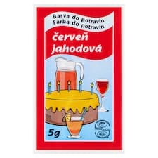 Barva do potravin červeň jahodová 5g