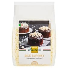 Master Martini Bílé šupinky pro dekoraci a zdobení 250g
