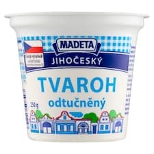 Madeta Jihočeský tvaroh odtučněný 250g