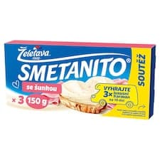 Smetanito Se šunkou 3 ks 150g