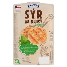 Madeta Sýr na pánev bylinky 2 ks 100g
