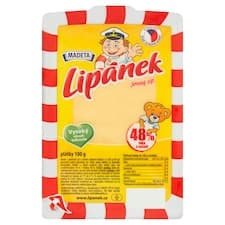 Madeta Lipánek Jemný sýr plátky 100g