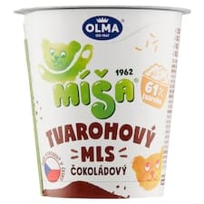 Olma Míša Tvarohový mls čokoládový 130g