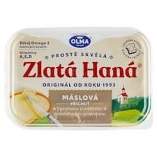 Olma Zlatá Haná máslová příchuť 250g