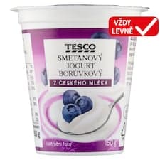 Smetanový jogurt borůvkový 150g