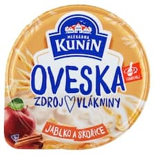 Mlékárna Kunín Oveska jablko a skořice 150g