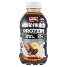 Müller Müllermilch Protein mléčný nápoj s čokoládovo-banánovou příchutí 400g