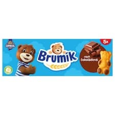 Opavia Brumík balení, čokoládová náplň jemné pečivo 150g