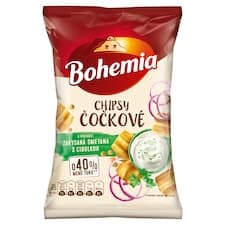 Bohemia Chipsy čočkové s příchuti zakysaná smetana s cibulkou 65g