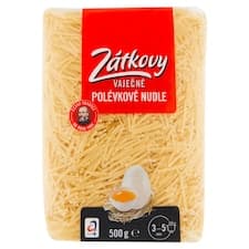 Zátkovy Vaječné Polévkové nudle 500g