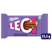 Milka tyčinka Leo s oplatkami v mléčné čokoládě 33g