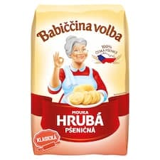 Babiččina Volba Mouka hrubá pšeničná 1kg