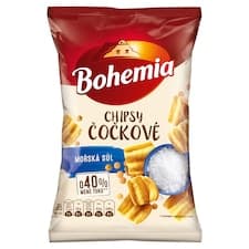 Bohemia Chipsy čočkové mořská sůl 65g
