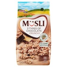 Bona Vita Zapékané müsli 3 druhy čokolády 700g