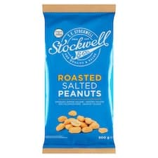 Stockwell & Co. Arašídy loupané pražené solené 500g