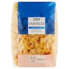 Farfalle těstoviny semolinové sušené 500g