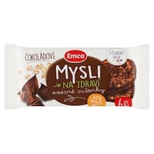 Emco Mysli na Zdraví Ovesné sušenky čokoládové 6 ks 60g