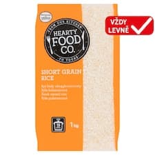 Hearty Food Co. Rýže kulatozrnná 1kg