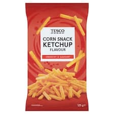 Kukuřičné křupky s příchutí kečupu 125g