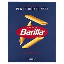 Barilla Penne Rigate semolinové těstoviny sušené 500g