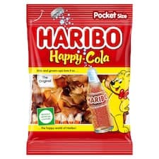 Haribo Happy Cola želé s kolovou příchutí 100g