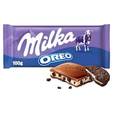 Milka čokoláda Oreo mléčná čokoláda a sušenky 100g