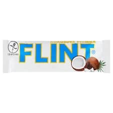 Flint Kokosová tyčinka polévaná bílou cukrářskou polevou 50g