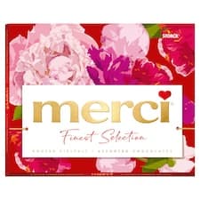 merci Finest Selection výběr plněných a neplněných čokoládových pralinek 250g