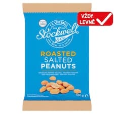 Stockwell & Co. Pražené arašídy loupané solené 100g