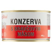 Konzerva s vepřovým masem 400g