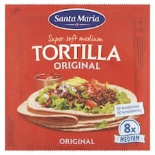 Santa Maria Original pšeničná tortilla 8 ks 320g